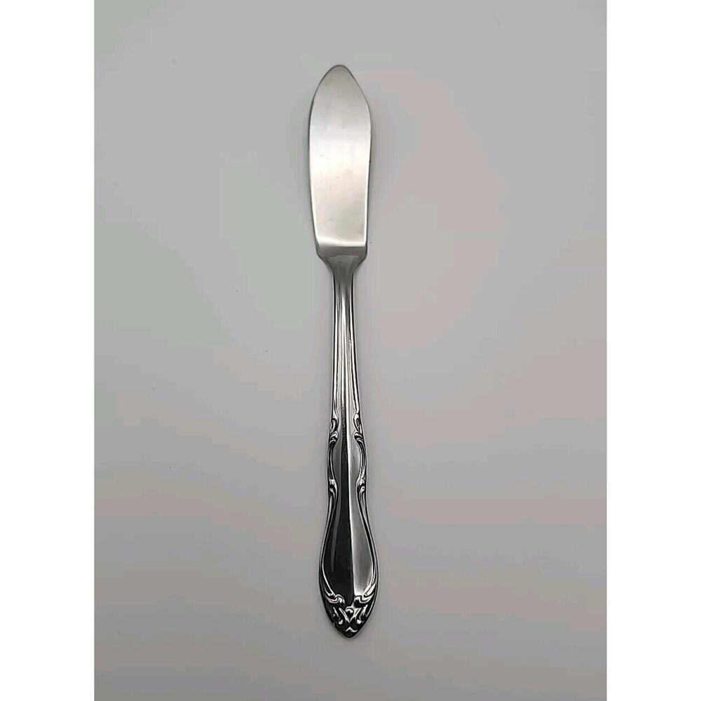 Oneida Homestead Stainless Master Butter Knife Flat Handle 6 3/8”  Vintage